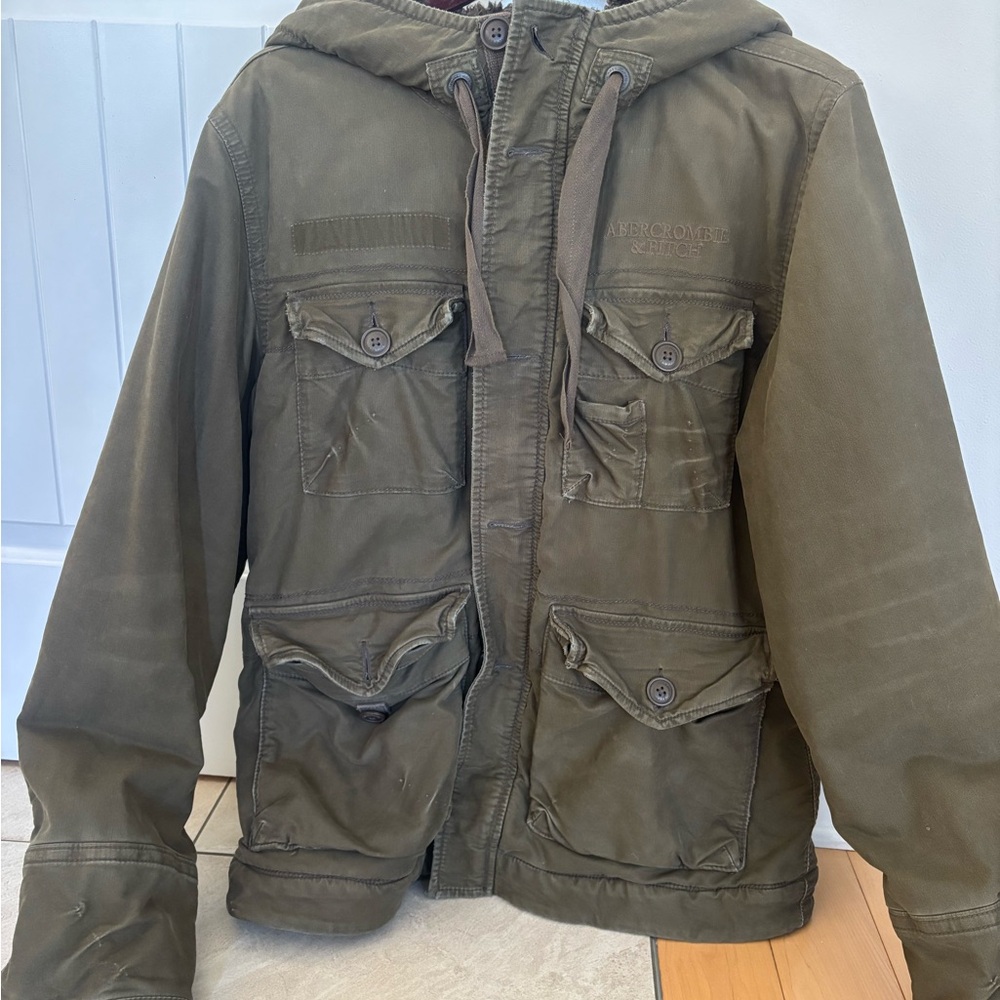 Abercrombie & Fitch Olive Green Jacket